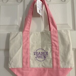 Pink and Cream Tote Bag